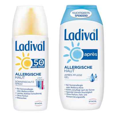 Ladival Sonnenschutzspray LSF 50 und Apres Gel  1 stk von STADA Consumer Health Deutschland GmbH PZN 08100925