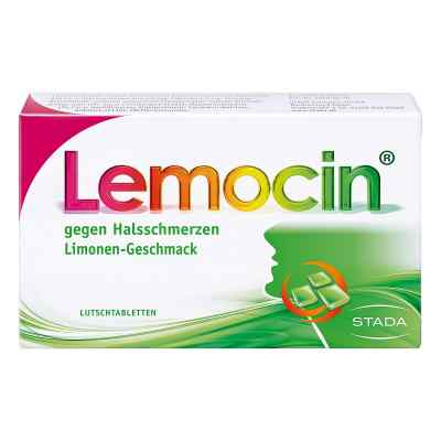 Lemocin gegen Halsschmerzen Limettengeschmack ab 5 Jahren 20 stk von STADA Consumer Health Deutschland GmbH PZN 12397155