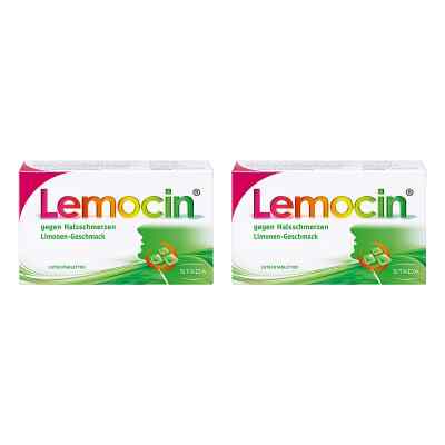 Lemocin gegen Halsschmerzen Limettengeschmack ab 5 Jahren 2x20 stk von STADA Consumer Health Deutschland GmbH PZN 08102712