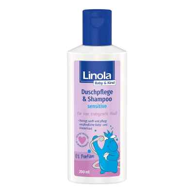 Linola Baby & Kind Duschpflege & Shampoo Sensitive 200 ml von Dr. August Wolff GmbH & Co.KG Arzneimittel PZN 18828946
