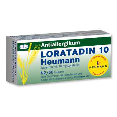 Loratadin 10 Heumann 50 stk von HEUMANN PHARMA GmbH & Co. Generica KG PZN 01476650