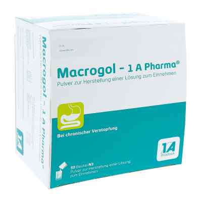Macrogol 1 A Pharma® - Ihr Abführmittel mit Elektrolyten 50 stk von 1 A Pharma GmbH PZN 14264079