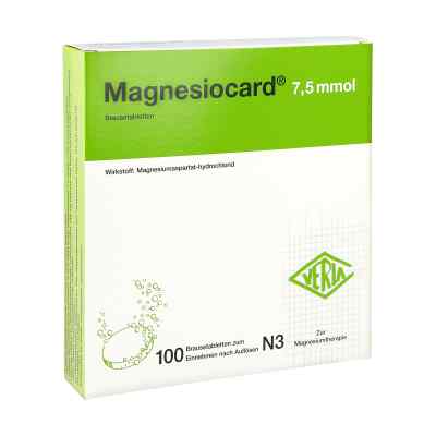 Magnesiocard 7,5 mmol Brausetabletten 100 stk von Verla-Pharm Arzneimittel GmbH & Co. KG PZN 00110303