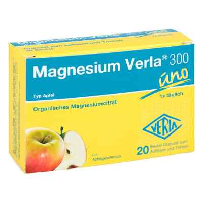Magnesium Verla 300 Apfel Granulat 20 stk von Verla-Pharm Arzneimittel GmbH & Co. KG PZN 10405092