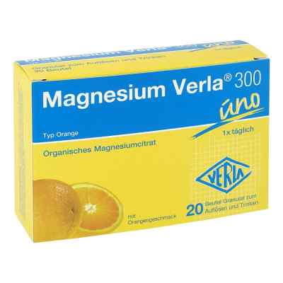 Magnesium Verla 300 Beutel Granulat 20 stk von Verla-Pharm Arzneimittel GmbH & Co. KG PZN 01316900