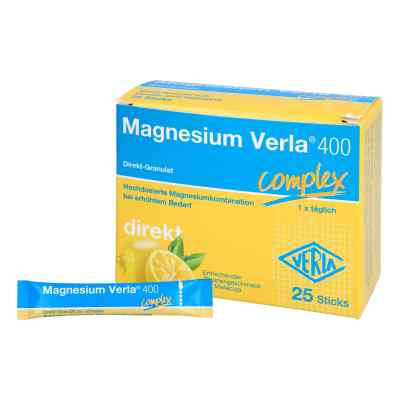 Magnesium Verla 400 Direkt 25 stk von Verla-Pharm Arzneimittel GmbH & Co. KG PZN 16917605