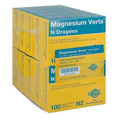 Magnesium Verla N Dragees 10x100 Stück 10X100 stk von Verla-Pharm Arzneimittel GmbH & Co. KG PZN 07330597