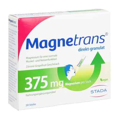 Magnetrans direkt 375mg Magnesium Granulat 20 stk von STADA Consumer Health Deutschland GmbH PZN 07758289