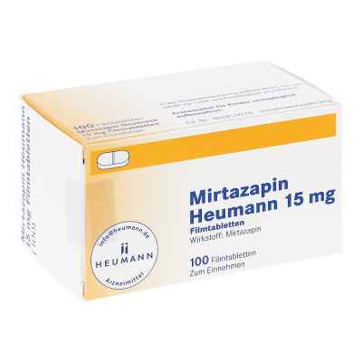 Mirtazapin Heumann 15mg 100 stk von HEUMANN PHARMA GmbH & Co. Generica KG PZN 00799931