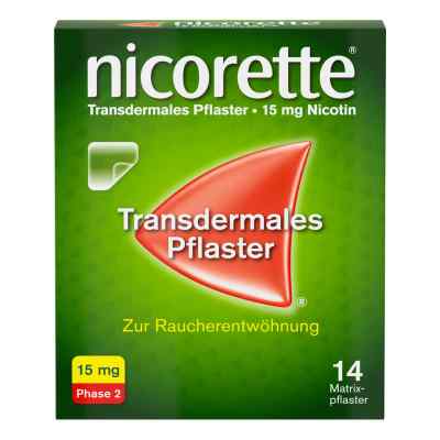 Nicorette TX Pflaster mit 15 mg Nikotin zur Rauchentwöhnung 14 stk von Johnson & Johnson GmbH (OTC) PZN 03273514
