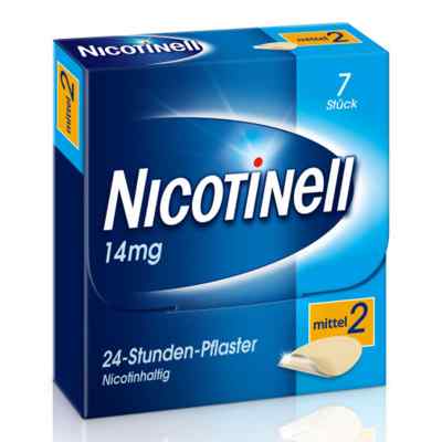 Nicotinell 14mg/24-Stunden-Nikotinpflaster, Mittel (2) 7 stk von GlaxoSmithKline Consumer Healthcare PZN 03764531