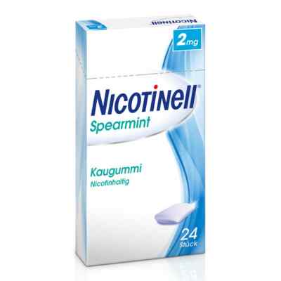 Nicotinell 2mg Spearmint 24 stk von GlaxoSmithKline Consumer Healthcare PZN 11100265