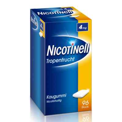 Nicotinell Kaugummi 4 mg Tropenfrucht 96 stk von GlaxoSmithKline Consumer Healthcare PZN 09916717
