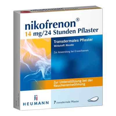 Nikofrenon 14mg 24std Pflaster 7 stk von HEUMANN PHARMA GmbH & Co. Generica KG PZN 15993231