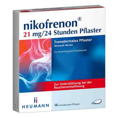 Nikofrenon 21mg 24std Pflaster 14 stk von HEUMANN PHARMA GmbH & Co. Generica KG PZN 15993277