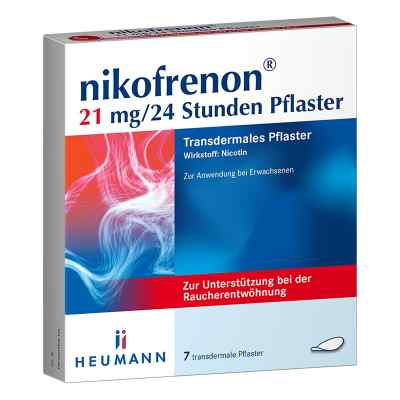 Nikofrenon 21mg 24std Pflaster 7 stk von HEUMANN PHARMA GmbH & Co. Generica KG PZN 15993260