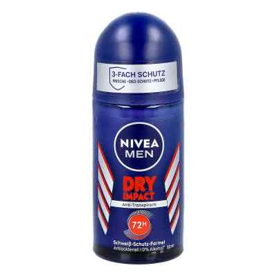 Nivea Men Deo Roll-on dry comfort 50 ml von Beiersdorf AG/GB Deutschland Vertrieb PZN 11325892