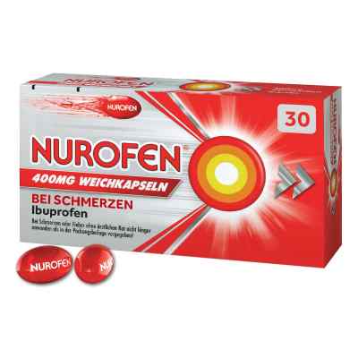NUROFEN 400 mg Ibuprofen Weichkapseln 30 stk von Reckitt Benckiser Deutschland GmbH PZN 18065810