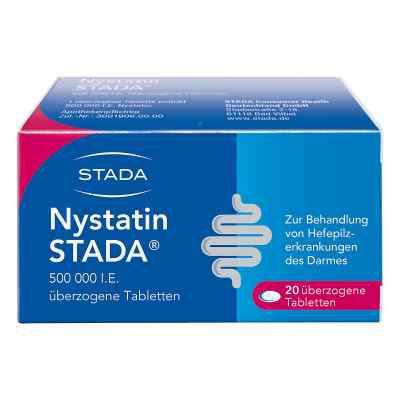 Nystatin STADA 500.000 I.E. überzogene Tabletten bei Pilzerkrank 20 stk von STADA Consumer Health Deutschland GmbH PZN 00892352