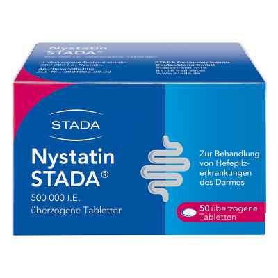 Nystatin STADA 500.000 I.E. überzogene Tabletten bei Pilzerkrank 50 stk von STADA Consumer Health Deutschland GmbH PZN 00892369