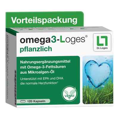 Omega3-loges pflanzlich Kapseln 120 stk von Dr. Loges + Co. GmbH PZN 13980425