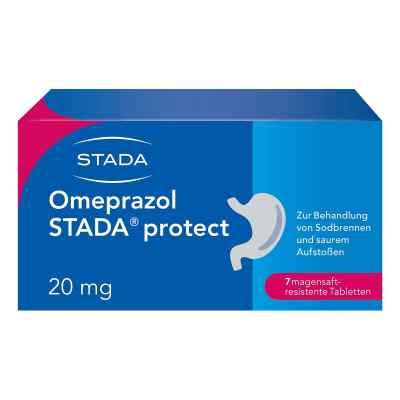 Omeprazol STADA protect 20mg 7 stk von STADA Consumer Health Deutschland GmbH PZN 06562325