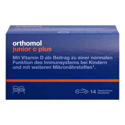 Orthomol junior C plus Kautabletten Mandarine/Waldfrucht 14er-Pa 14 stk von Orthomol pharmazeutische Vertriebs GmbH PZN 10013245