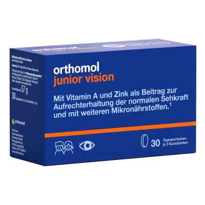 Orthomol junior Vision Kautabletten  30 stk von Orthomol pharmazeutische Vertriebs GmbH PZN 17620497