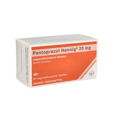 Pantoprazol Hennig 20mg 90 stk von Hennig Arzneimittel GmbH & Co. KG PZN 08877010