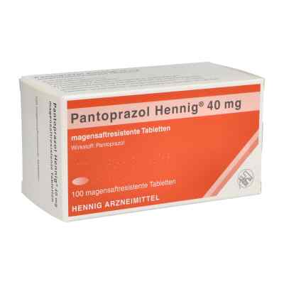 Pantoprazol Hennig 40mg 100 stk von Hennig Arzneimittel GmbH & Co. KG PZN 09154911