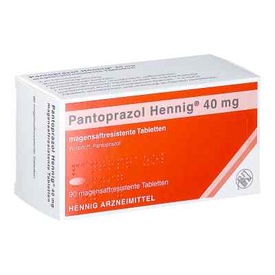 Pantoprazol Hennig 40mg 90 stk von Hennig Arzneimittel GmbH & Co. KG PZN 08877027