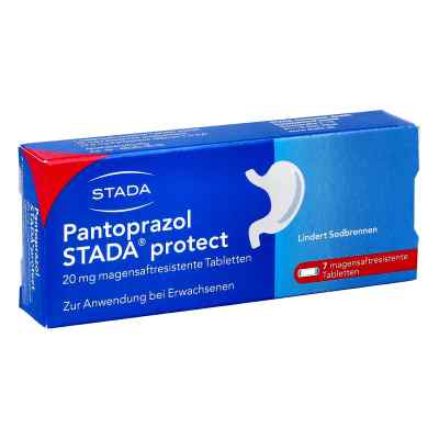 Pantoprazol STADA protect 20mg magensaftres.Tabl. bei Sodbrennen 7 stk von STADA Consumer Health Deutschland GmbH PZN 06415601