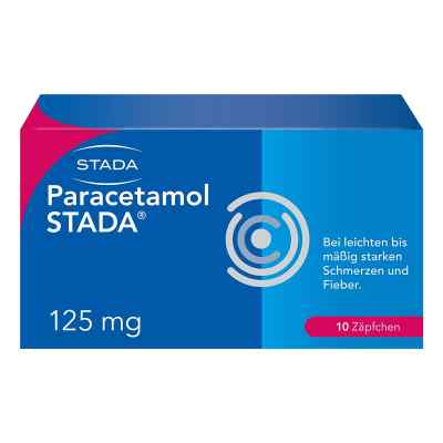 Paracetamol STADA 125mg Zäpfchen 10 stk von STADA Consumer Health Deutschland GmbH PZN 03798429