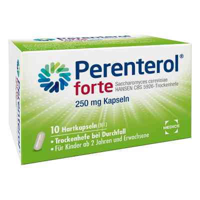 Perenterol forte 250mg 10 stk von MEDICE Arzneimittel Pütter GmbH&Co.KG PZN 04796852