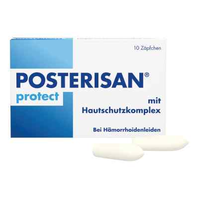 Posterisan protect Hämorrhoidenzäpfchen 10 stk von DR. KADE Pharmazeutische Fabrik GmbH PZN 06494032