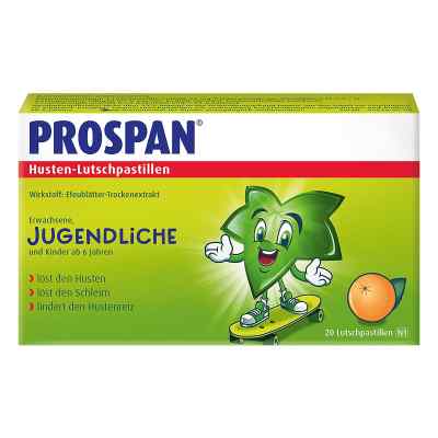Prospan Husten-Lutschpastillen 20 stk von Engelhard Arzneimittel GmbH & Co.KG PZN 08884174