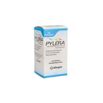 Pylera 140 mg/125 mg/125 mg Hartkapseln 120 stk von LABORATOIRES JUVISE PHARMACEUTICALS PZN 09705624