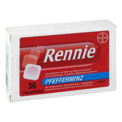 Rennie Kautabletten 36 stk von Pharma Gerke Arzneimittelvertriebs GmbH PZN 13750518