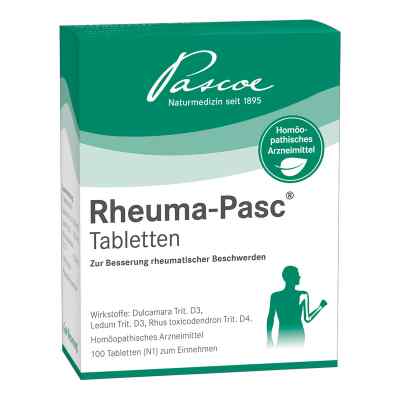 Rheuma Pasc Tabletten 100 stk von Pascoe pharmazeutische Präparate GmbH PZN 07439650