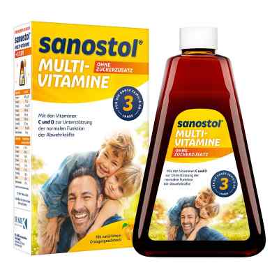 Sanostol ohne Zuckerzusatz Saft 460 ml von DR. KADE Pharmazeutische Fabrik GmbH PZN 02171823