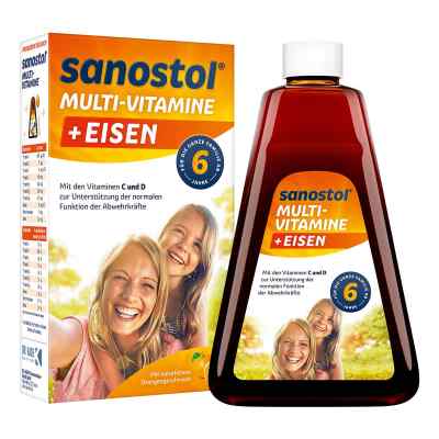 Sanostol plus Eisen Saft 460 ml von DR. KADE Pharmazeutische Fabrik GmbH PZN 02171846