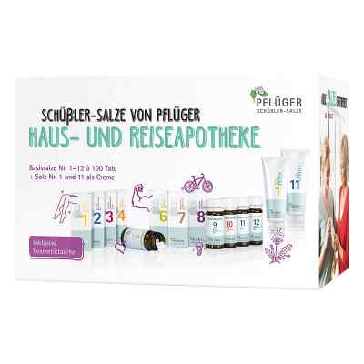 Schüßler-Salze Haus/Reiseapotheke 1-12 Tabletten+ 1+11 Creme 1 stk von Homöopathisches Laboratorium Alexander Pflüger Gmb PZN 06729943