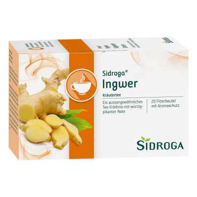 Sidroga Ingwer Tee Filterbeutel 20X0.75 g von Sidroga Gesellschaft für Gesundheitsprodukte mbH PZN 02026630