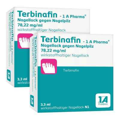 Terbinafin 1 A Pharma® - Ihr Nagellack gegen Nagelpilz 2 x 3.3 ml von 1 A Pharma GmbH PZN 08101491