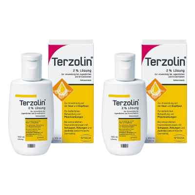 Terzolin 2% Lösung gegen Pilzbefall und Schuppen 2x100 ml von STADA Consumer Health Deutschland GmbH PZN 08102766
