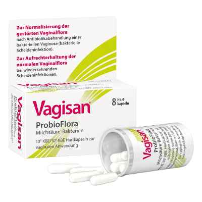 Vagisan Probioflora Milchsäure-bakterien hartkapsel 8 stk von Dr. August Wolff GmbH & Co.KG Arzneimittel PZN 18059672
