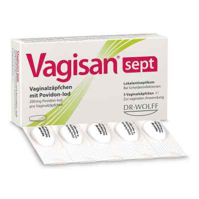 Vagisan Sept Vaginalzäpfchen Mit Povidon-Iod 5 stk von Dr. August Wolff GmbH & Co.KG Arzneimittel PZN 16930882