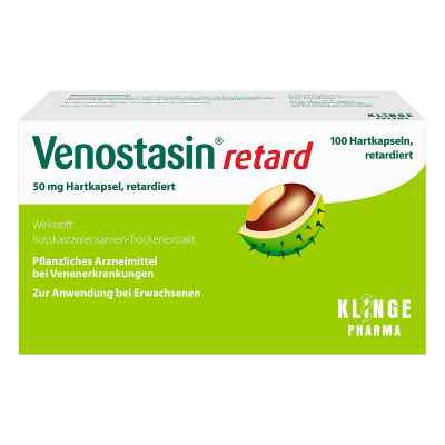 Venostasin retard 50 mg Hartkapsel 100 stk von Klinge Pharma GmbH PZN 01567803
