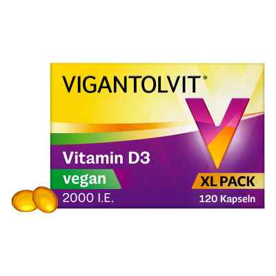 Vigantolvit 2000 i.E. Vitamin D3 Vegan Weichkapseln 120 stk von WICK Pharma - Zweigniederlassung der Procter & Gam PZN 18199077