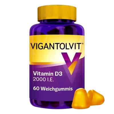 Vigantolvit 2000 i.E. Vitamin D3 Weichgummis 60 stk von WICK Pharma - Zweigniederlassung der Procter & Gam PZN 18199060